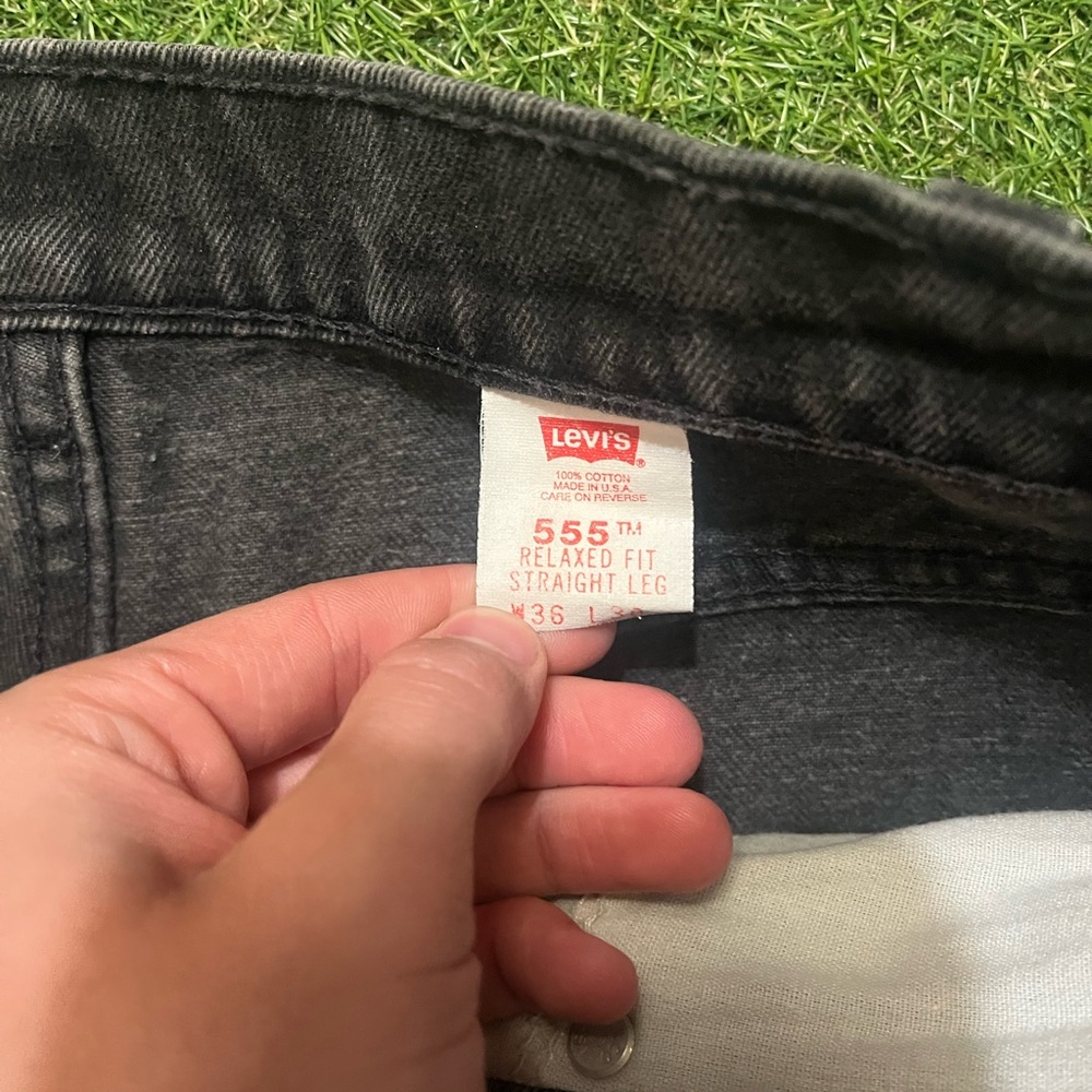 Levi's Black Straight Jeans Timeless Style vintage Orange tab - Picture 4 of 4